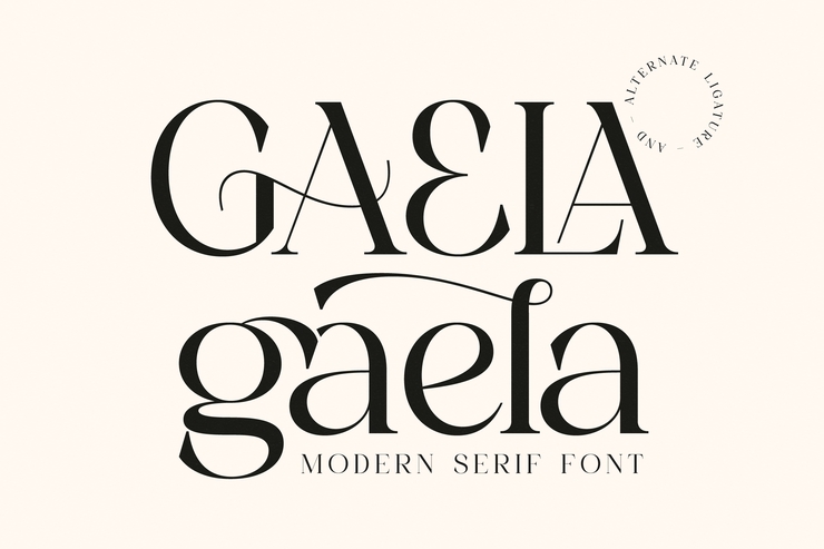 GAELA字体 4