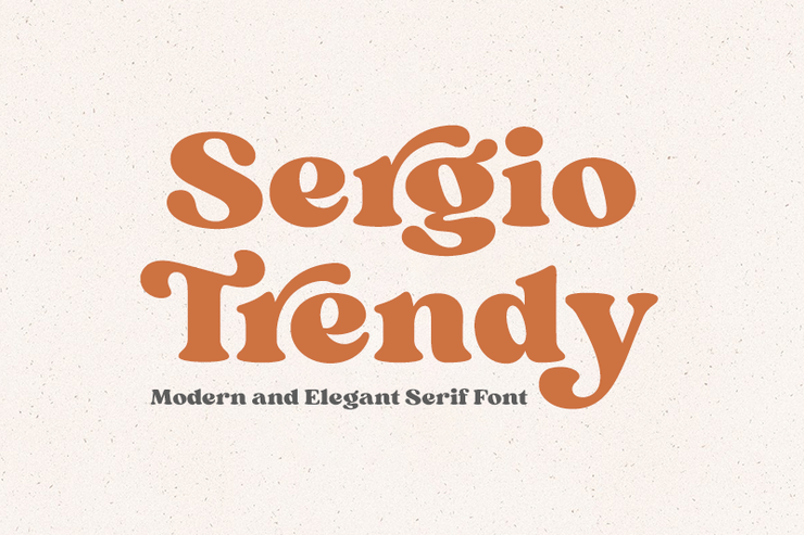 Sergio Trendy字体 1