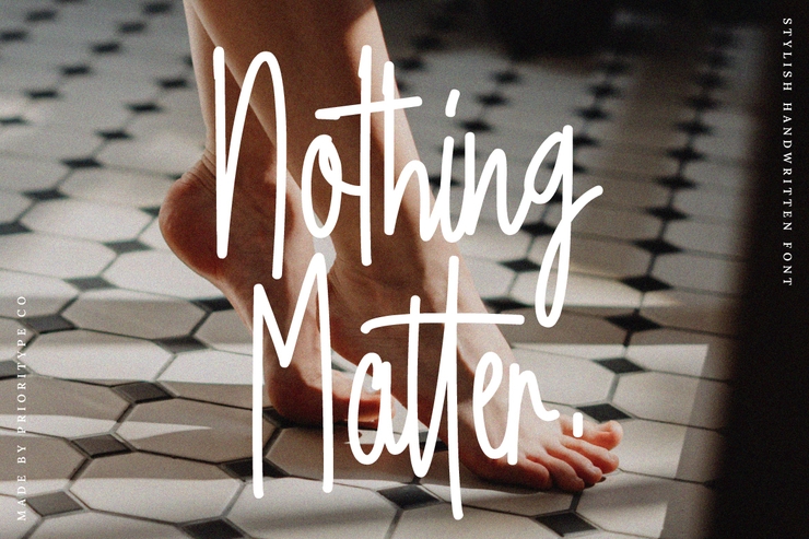 Nothing Matter字体 8