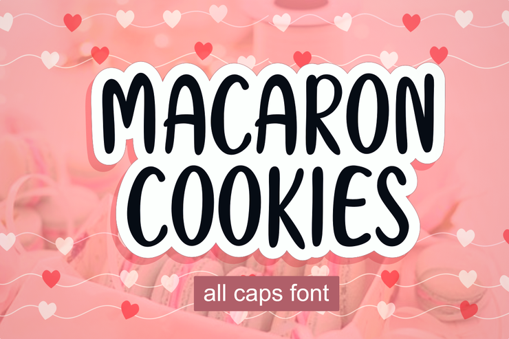 Macaron Cookies字体 6