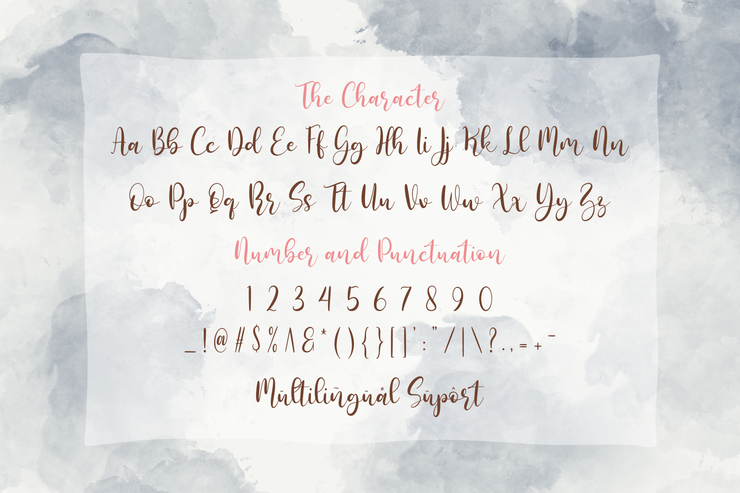 Tastfonia字体 7