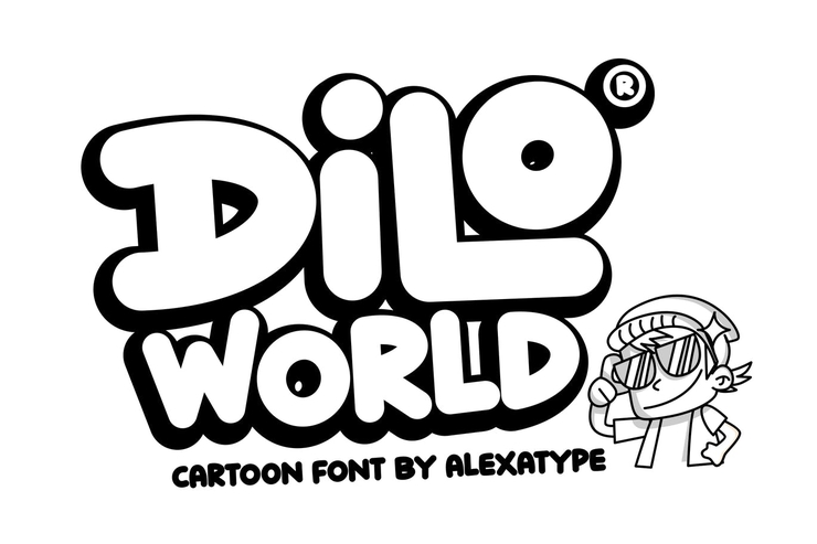 Dilo World字体 6