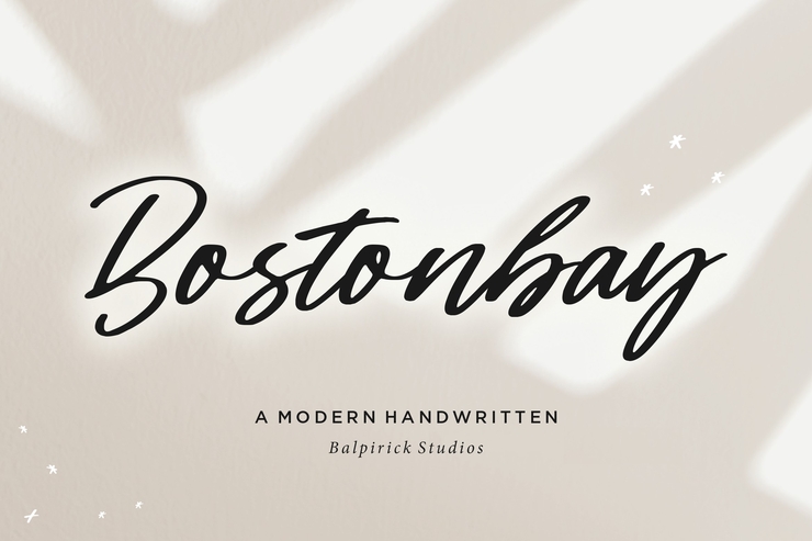 Bostonbay字体 1
