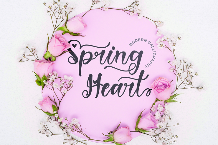 Spring Heart字体 8