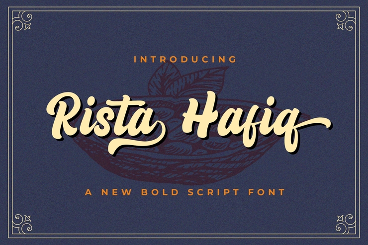 Rista Hafiq字体 7