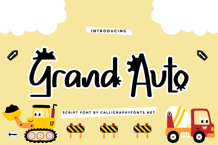 Grand Auto字体 1