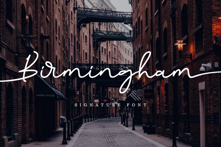 Birmingham Signature字体 6