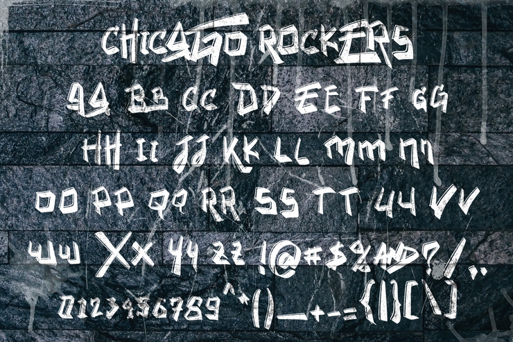 Chicago Rockers字体 7