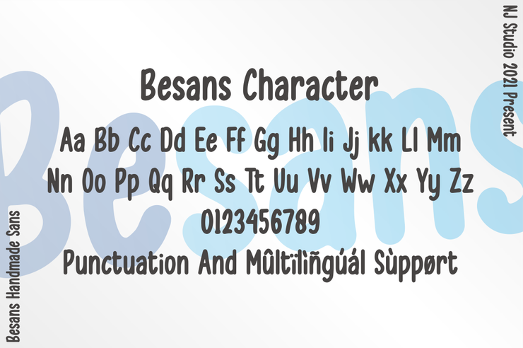 Besans字体 3