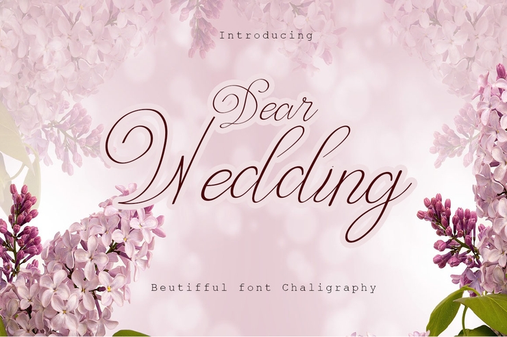 Dear Wedding字体 1