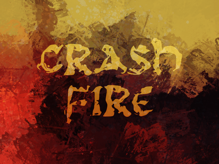 c Crash Fire字体 1