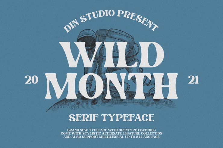 Wild Month字体 2