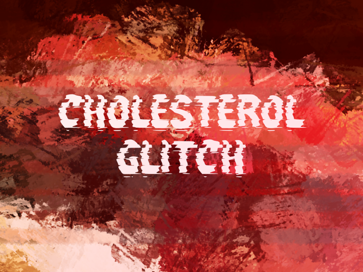 c Cholesterol Glitch字体 1