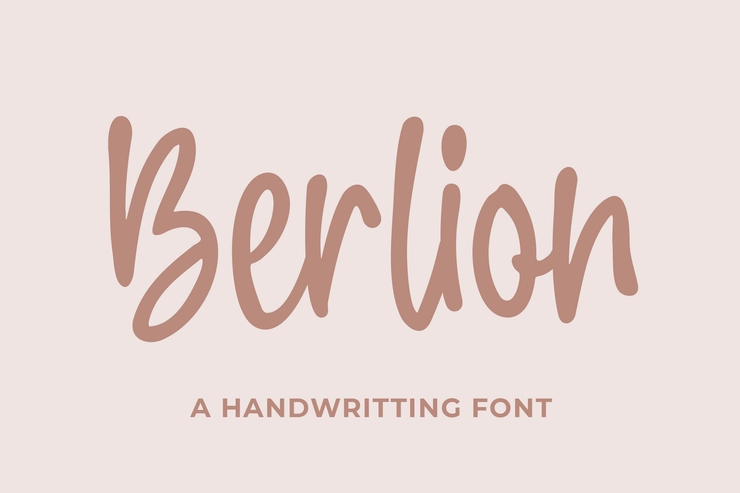 Berlion字体 1