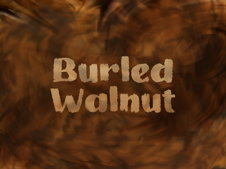 b Burled Walnut字体 1