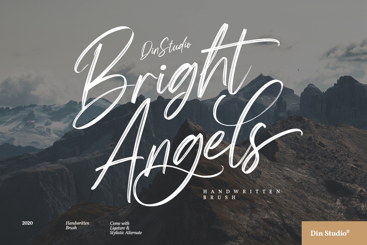 Bright Angels字体 2