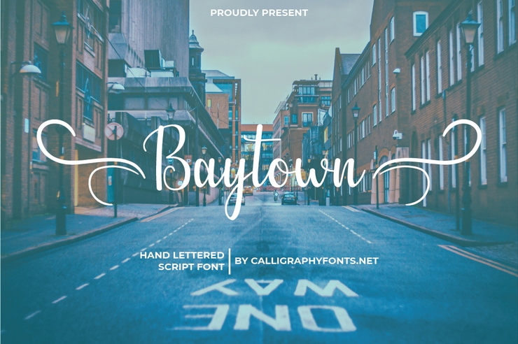 Baytown字体 1