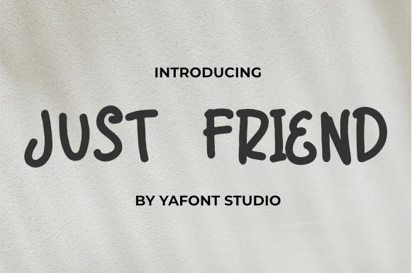 Just Friend字体 1