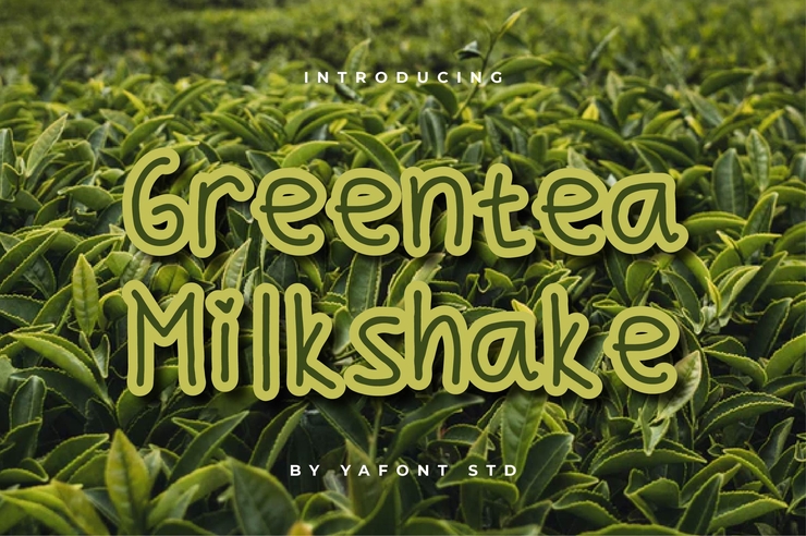 Greentea Milkshake字体 1
