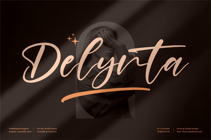 Delynta字体 9