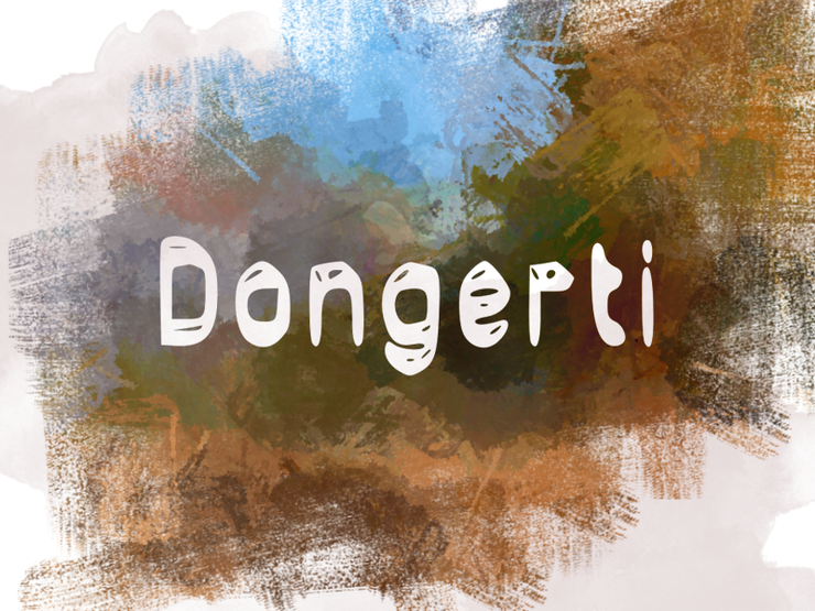 d Dongerti字体 1