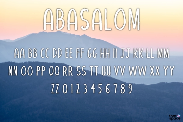 Abasalom字体 2