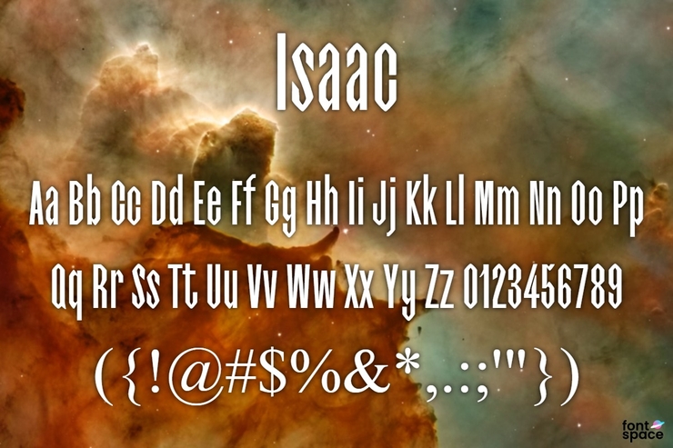 Isaac字体 1