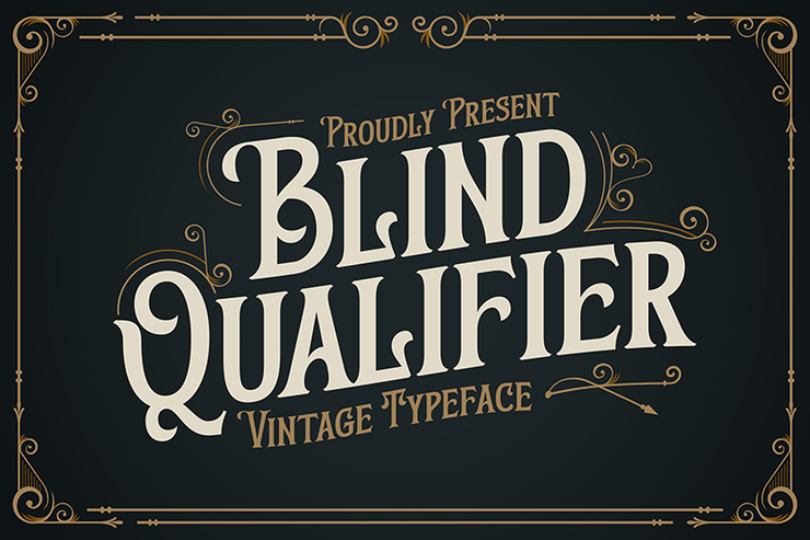 Blind Qualifier字体 1
