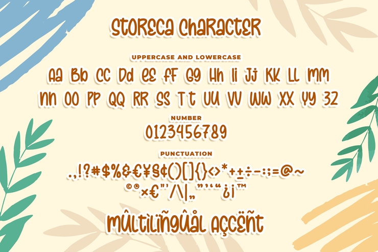 Storeca字体 2