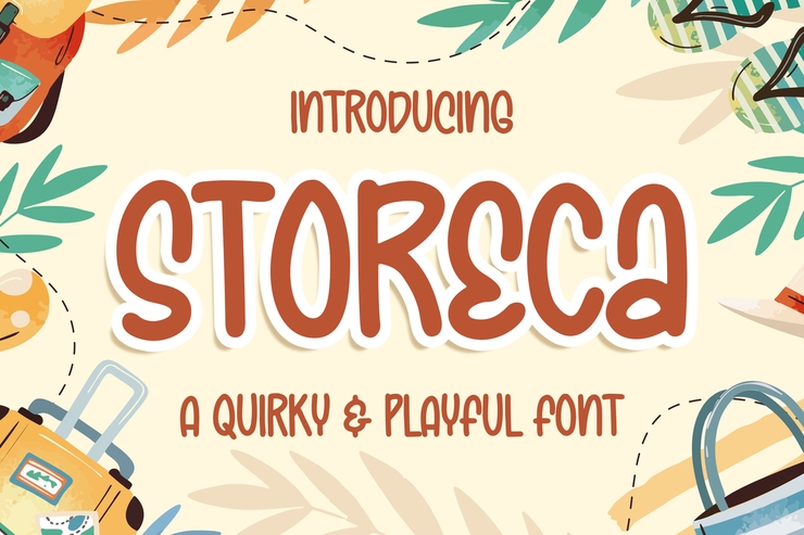 Storeca字体 4