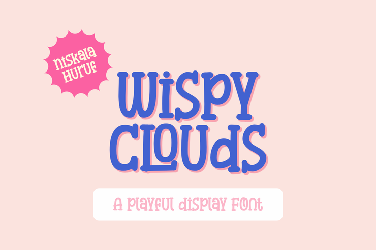 Wispy Clouds字体 1