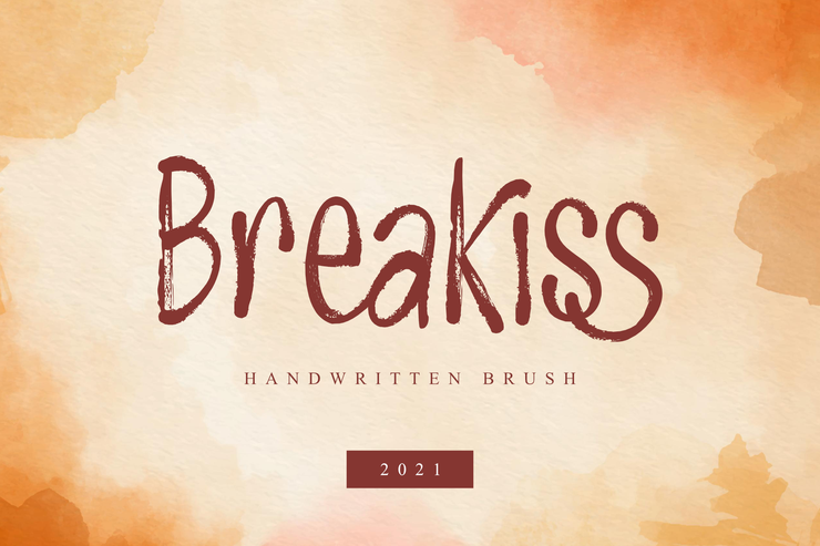 Breakiss字体 3