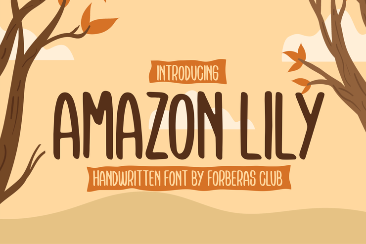 Amazon Lily字体 4