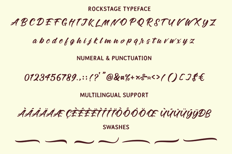 Rockstage字体 8