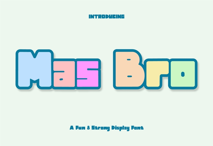 Mas Bro字体 2
