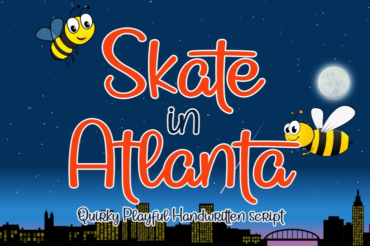Skate In Atlanta字体 1