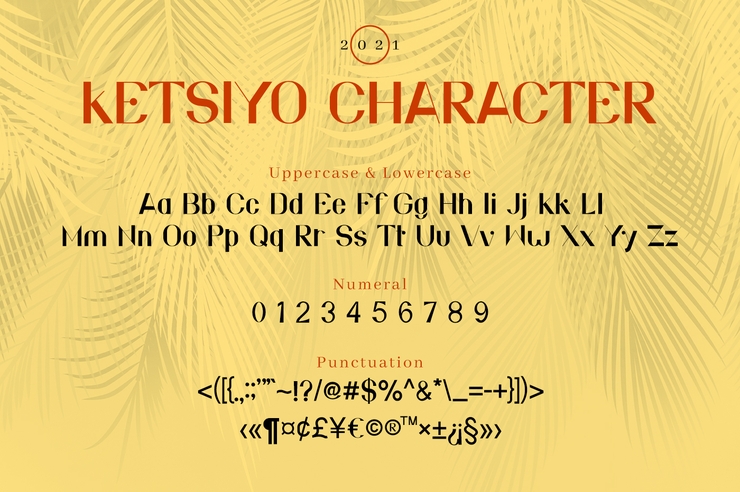 Ketsiyo字体 1
