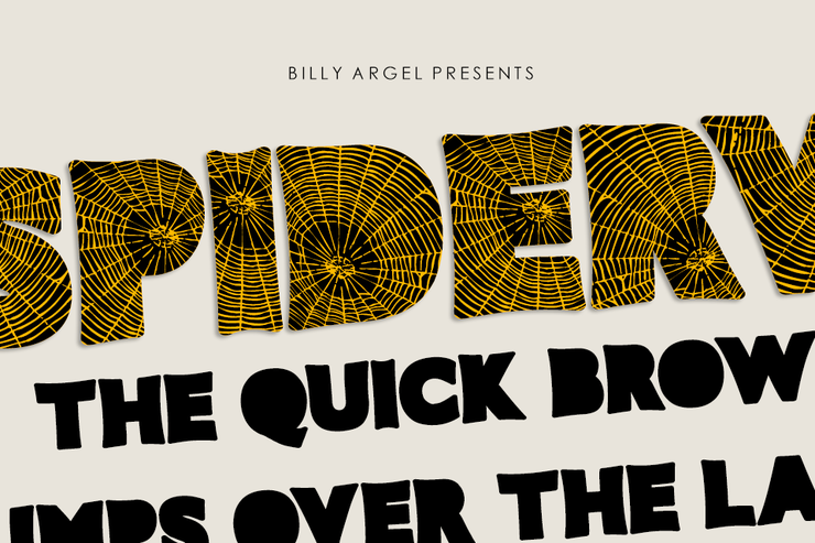 SPIDERWEB ITALIC字体 2