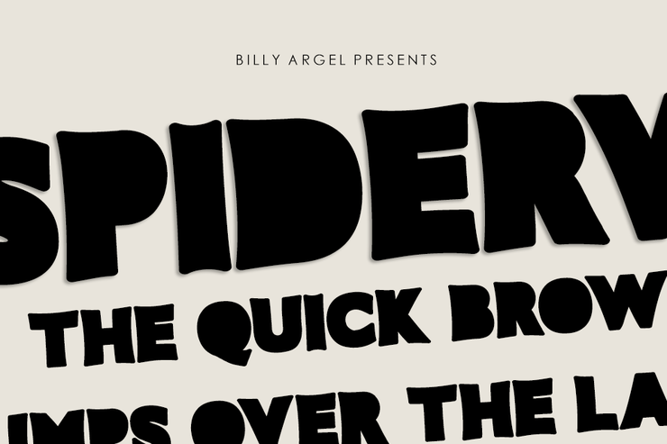 SPIDERWEB ITALIC字体 9