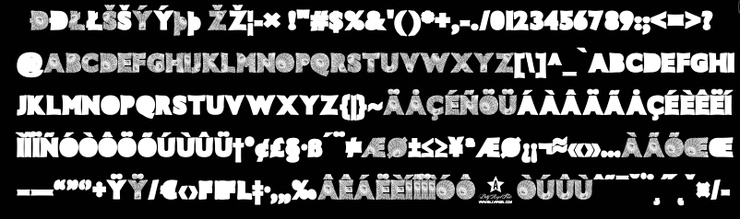 SPIDERWEB ITALIC字体 10