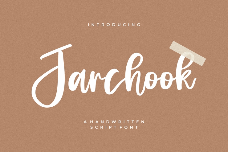 Jarchook字体 5