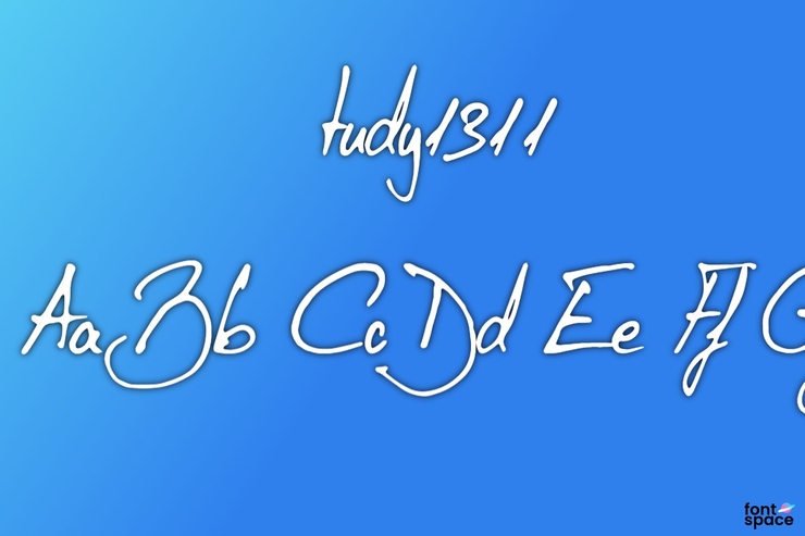 tudy 1311字体 1