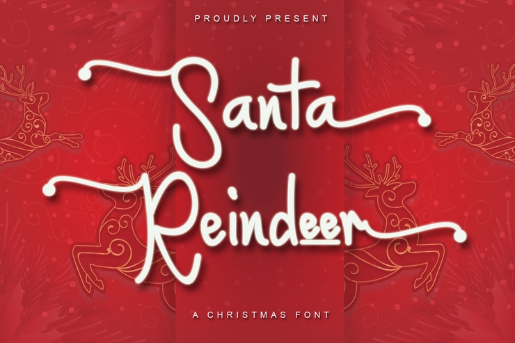 Santa Reindeer字体 2