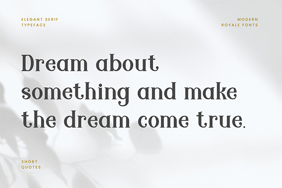 Modern Royale字体 4