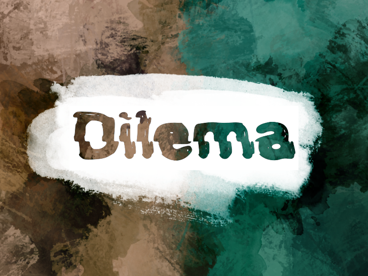 d Dilema字体 1
