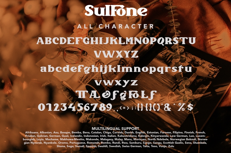 Sulfone字体 7