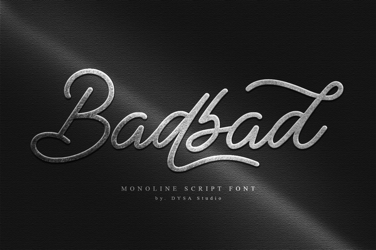 Badbad字体 2