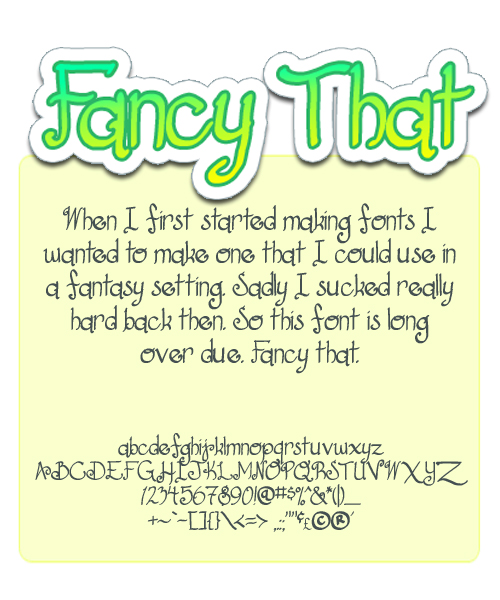 Fancy That字体 1