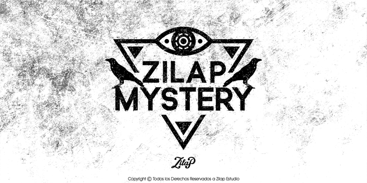 Zilap Mistery字体 3