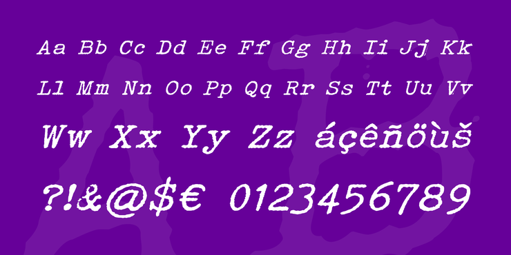 Speedwriter字体 1